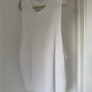 Reformation White Knit Top